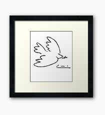 Picasso Peace Dove Framed Print