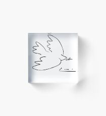 Picasso Peace Dove Acrylic Block