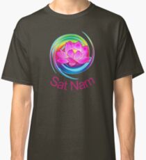 Kundalini Yoga - Sat Nam - Kundalini Chakra Shirt - Lotus Flower Classic T-Shirt