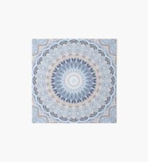 Serenity Mandala in Blue, White & Ivory Art Board