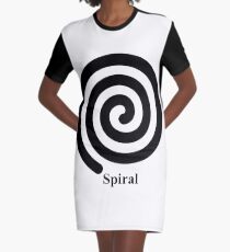 Spiral 2 Graphic T-Shirt Dress