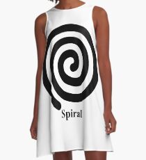 Spiral 2 A-Line Dress