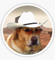 Pegatina Pegatinas Doggo: Vaquero