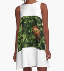 Fallen Russet A-Line Dress