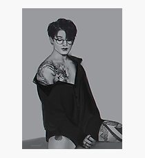 BTS Jungkook Dragon Tattoo Photographic Print