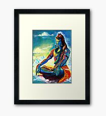 Shiva in Meditation Framed Print