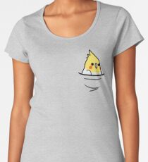 Too Many Birds! - Lutino Cockatiel Women's Premium T-Shirt