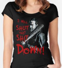 Negan Women's Fitted Scoop T-Shirt