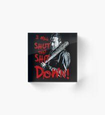 Negan Acrylic Block