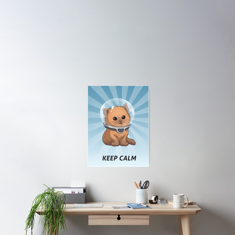 Keep Calm Kitty Poster