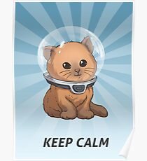 Keep Calm Kitty Poster