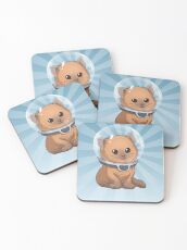Keep Calm Kitty Coasters
