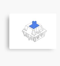 switch blue Canvas Print