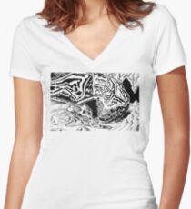 Dragon Slayer! Women's Fitted V-Neck T-Shirt