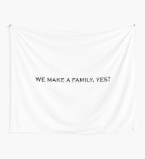 Tela decorativa Orphan Black - We make a family (Black)