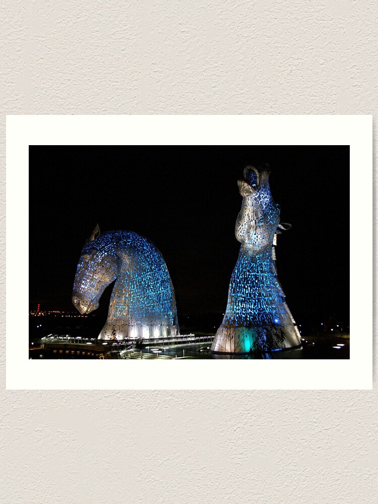 Alternate view of The Kelpies Art Print