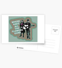 WHERE HAVE ALL THE FLOWERS GONE Postcards