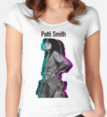 Patti Smith Women's Fitted Scoop T-Shirt
