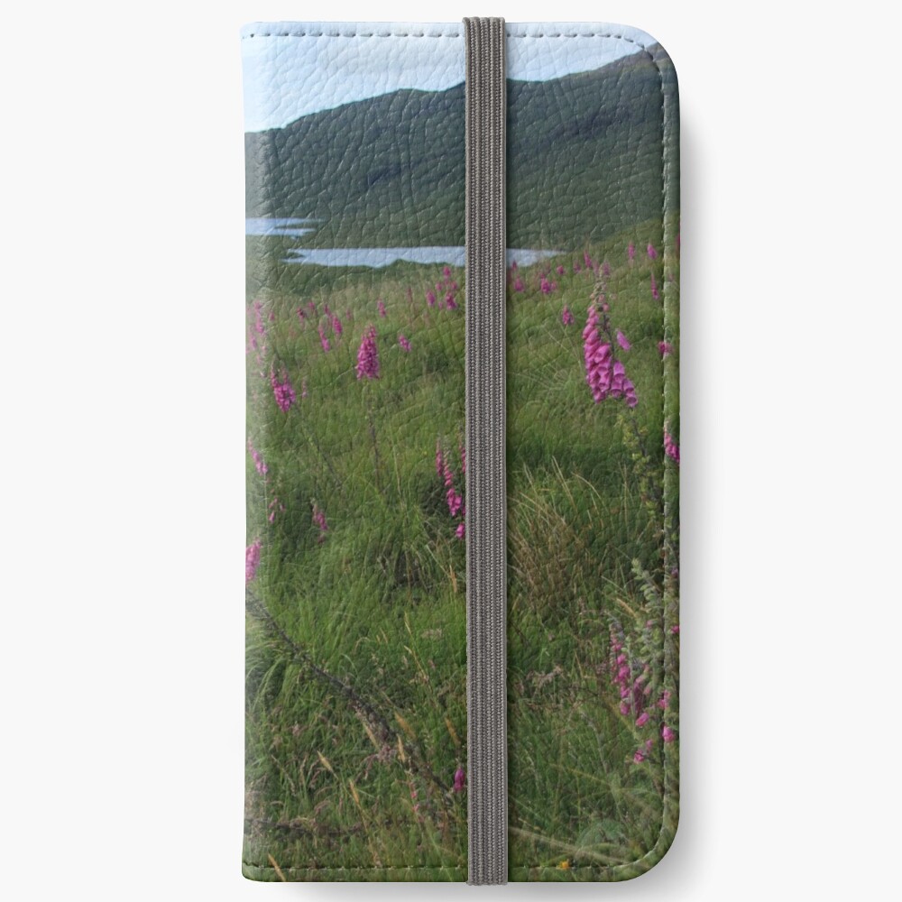 Field of foxgloves II iPhone Wallet