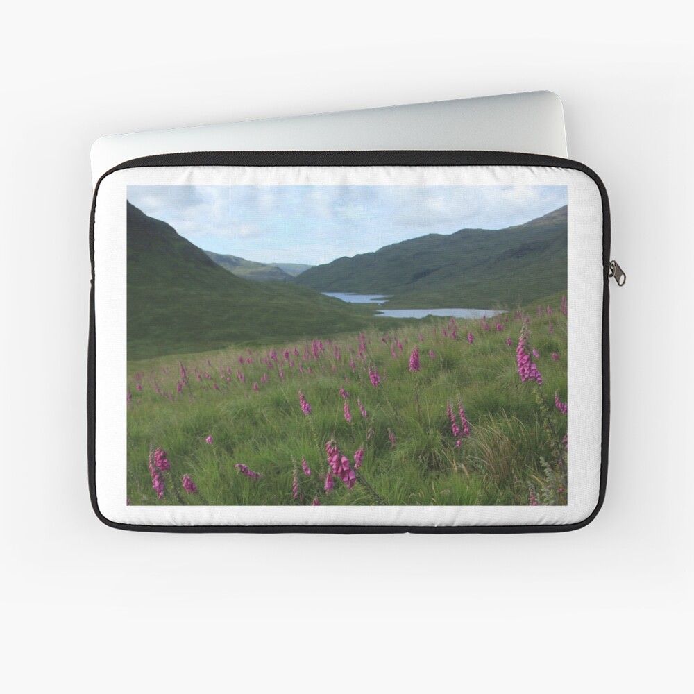 Field of foxgloves I Laptop Sleeve