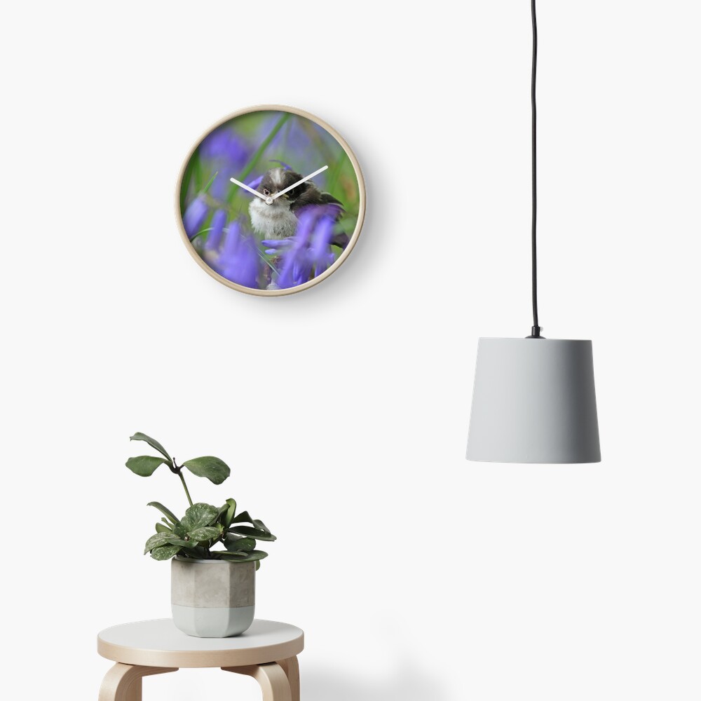 Bird in the blue Clock