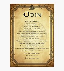 Prayer to Odin Photographic Print
