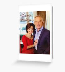 Tony and Cherie Blair - Season's Greetings Greeting Card