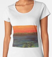 Landscape of Fire and Water Women's Premium T-Shirt