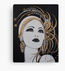 ART DECO GOLD BEAUTY Canvas Print