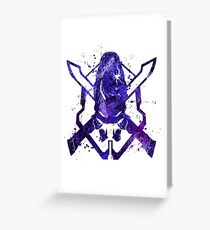 Halo Legendary Splatter Greeting Card