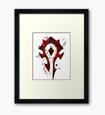 Horde Splatter Framed Print