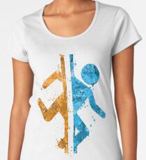 Portal Splatter Women's Premium T-Shirt