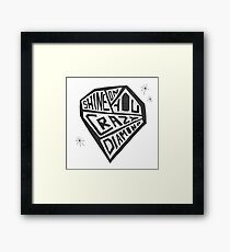 Pink Floyd Shine on you Crazy Diamond Framed Print