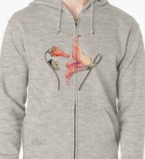 Pink Floyd The Wall Juicio Flores Zipped Hoodie