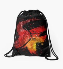 Street Fighter Splatter Drawstring Bag