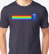 Rainbow Tardis Unisex T-Shirt