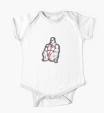 donkey kong with red tie One Piece - Short Sleeve