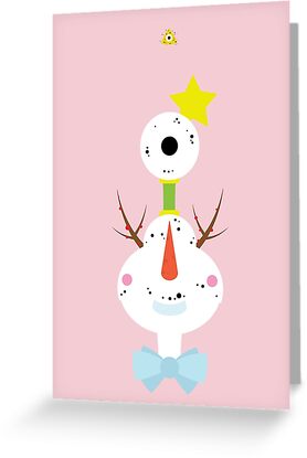 Merry Christmas Olaf Greeting Card By Schobertj Redbubble