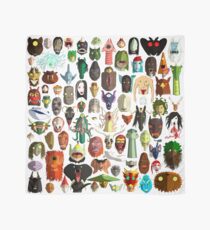 85 World Monster Faces Scarf