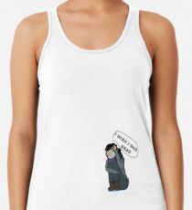 I wish I was dead Racerback Tank Top