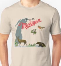 Grüße aus Michigan! Slim Fit T-Shirt