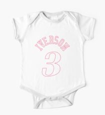 Allen Iverson Jersey Short Sleeve Baby One-Piece