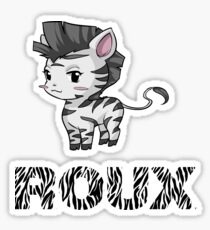 Zebra Roux Sticker