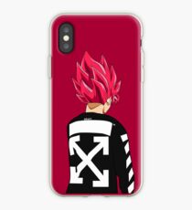 Goku SSJ God Off-White iPhone Case