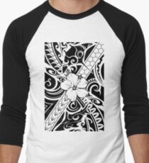 Hawaiian style tribal 2 Men's Baseball ¾ T-Shirt