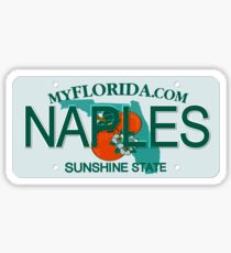 Naples Florida License Plate Sticker