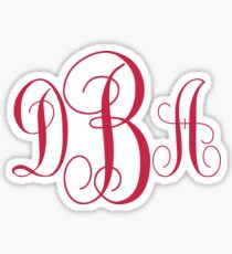 Personalized Monogram Sticker