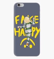 fake happy iPhone Case