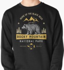 Rocky Mountain National Park Vintage Colorado Bear T Shirt Pullover