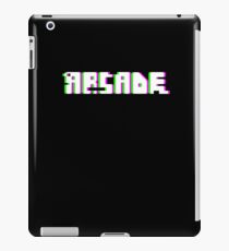 Retro Glitch ARCADE Text iPad Case/Skin